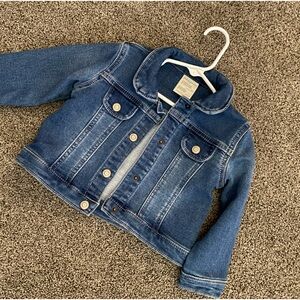 Baby girl denim jean jacket size 24 months